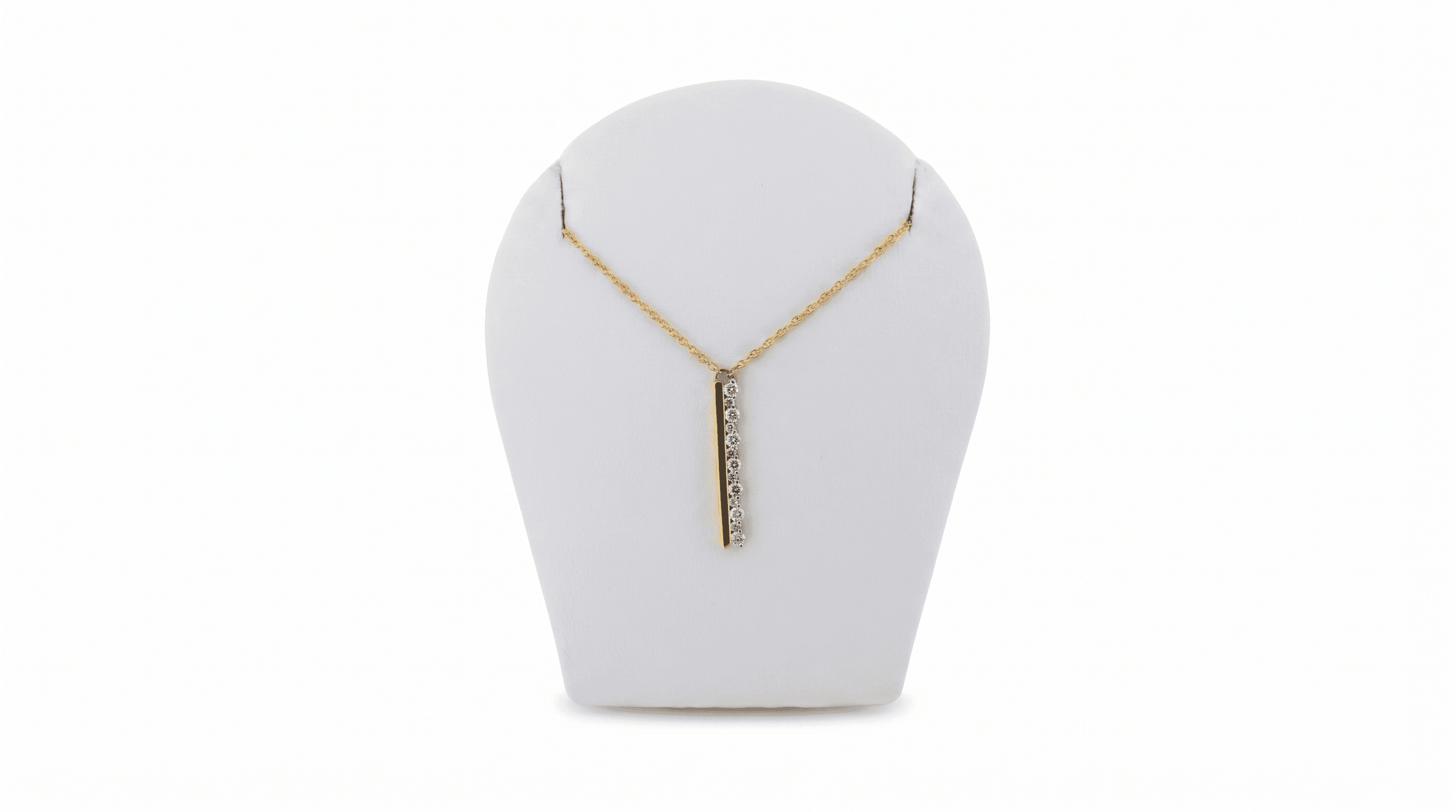 Geelgouden ketting met hanger 